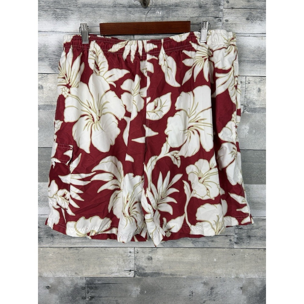 Kanu Surf Men's XL Floral Bathing Suit Shorts
